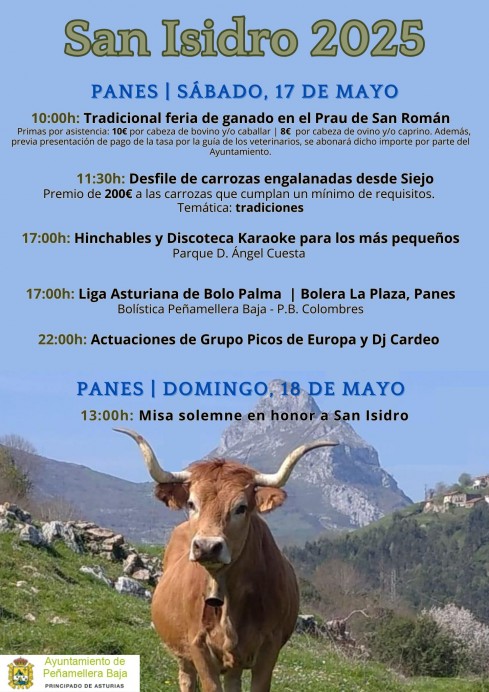 Panes celebra San Isidro 2025 con tradición, música y deporte - Concejos Peñamellera Alta y Baja