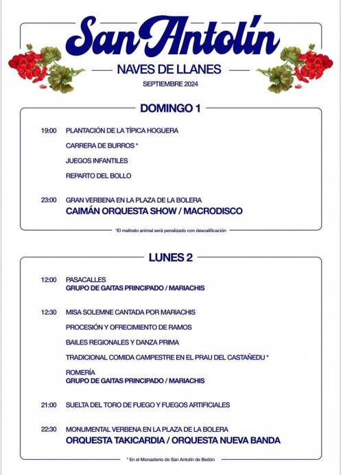 Naves de Llanes se prepara para las Fiestas de San Antolín 2024 - Concejo de Llanes