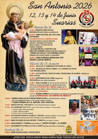 Suarías (Peñamellera Baja) se prepara para celebrar tres días de fiestas en honor a San Antonio