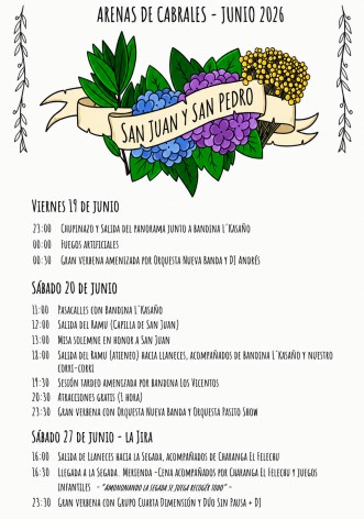 Arenas de Cabrales celebra San Juan y San Pedro con tres jornadas de fiesta