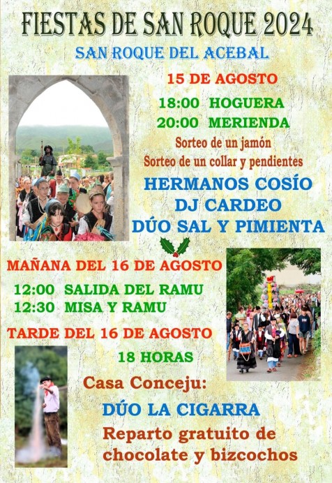 San Roque del Acebal se prepara para celebrar la Tradicional Fiesta de San Roque - Concejo de Llanes