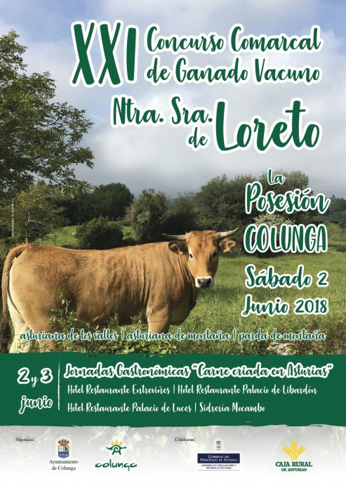 XXI Concurso Comarcal de Ganado Vacuno “Nuestra Señora de Loreto”. - Concejo de Colunga