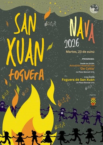 Nava recibirá la noche de San Xuan con música y la tradicional foguera - Concejo de Nava