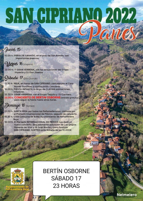Fiestas de San Cipriano 2022 en Panes - Oriente de Asturias