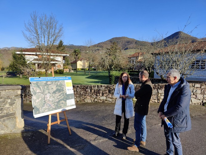 El Gobierno de Asturias inicia la mejora del saneamiento y depuración de Mestas de Con, que cuenta con una inversión de 1,46 millones - Concejo de Cangas de Onís