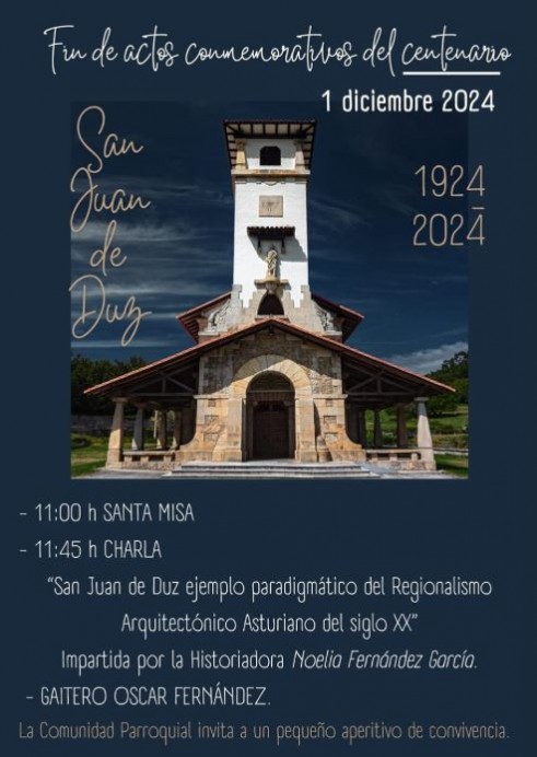 Cierre del centenario de San Juan de Duz - Concejo de Colunga