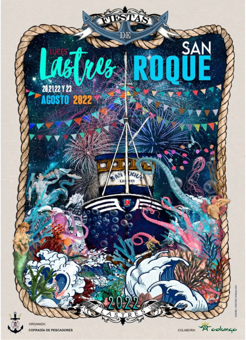 Fiestas de San Roque 2022 en Lastres - Concejo de Colunga