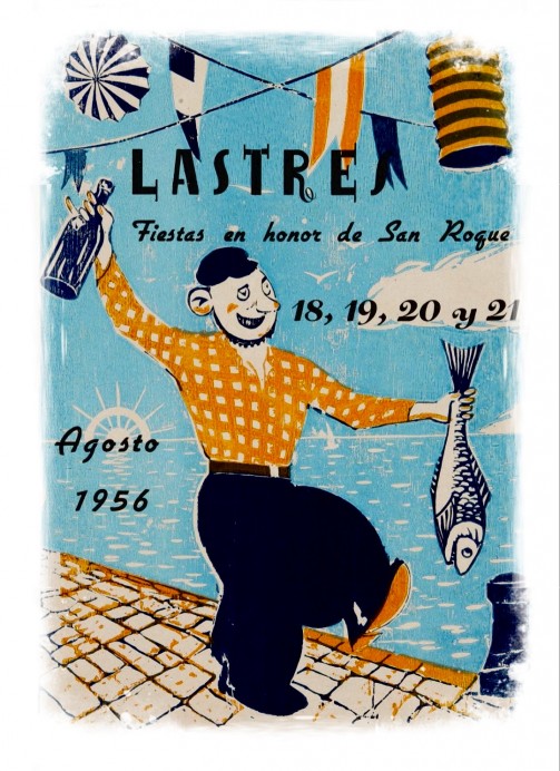 Omar Pardo: San Roque en Lastres en el año 1956 - Concejo de Colunga