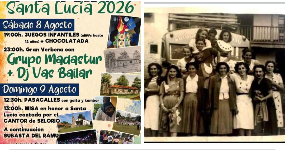 Omar Pardo: Fiestas de Santa Lucía en Coceña - Concejo de Colunga