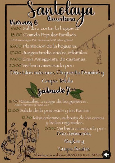 Fiestas de Santolaya en Quintana (Llanes) - Concejo de Llanes