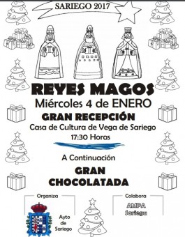 SARIEGO: Gran Recepción a S.S. M.M. los REYES MAGOS - Comarca de la Sidra