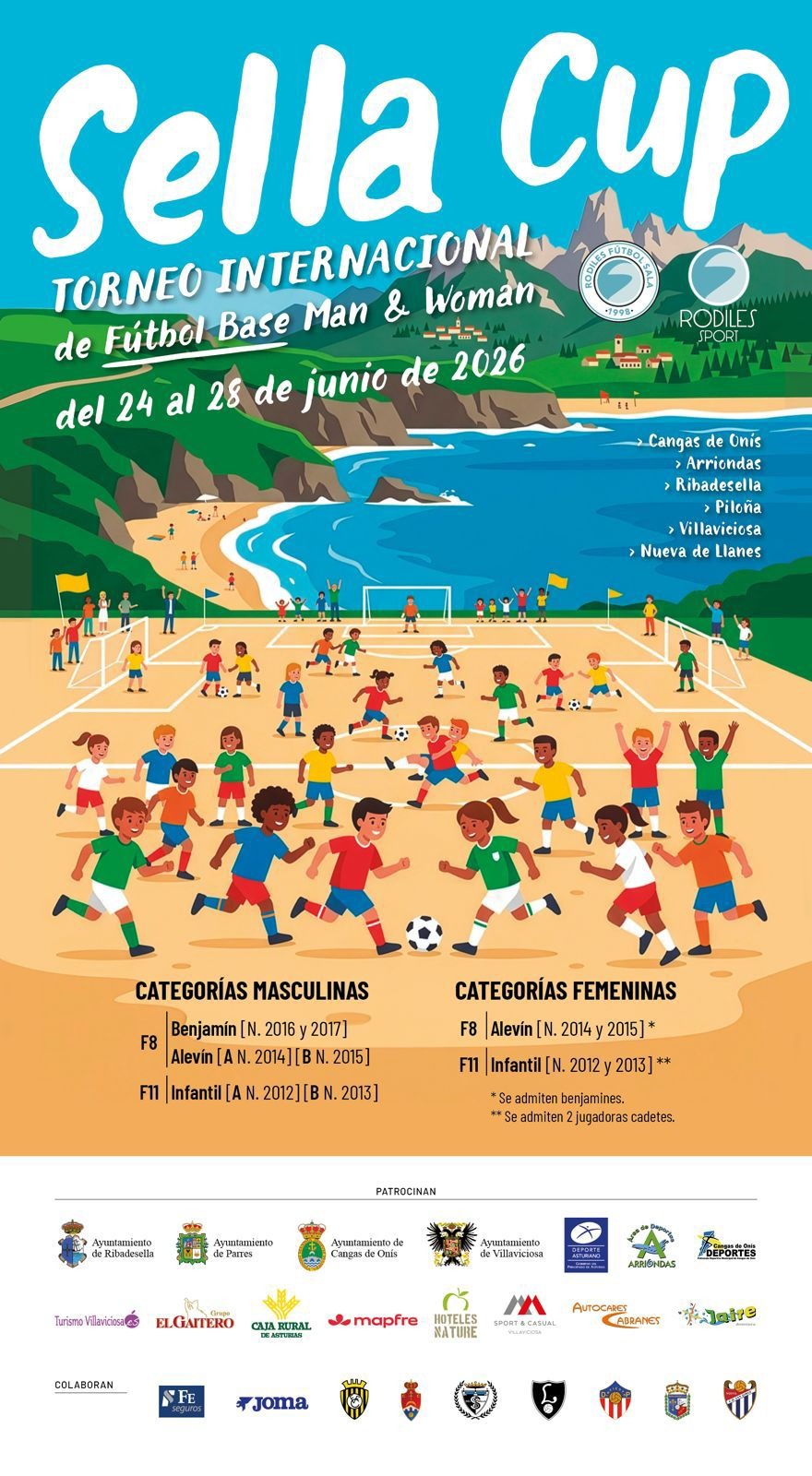 La Sella Cup 2026 reunirá a jóvenes futbolistas de varios países en el oriente de Asturias - Deportes