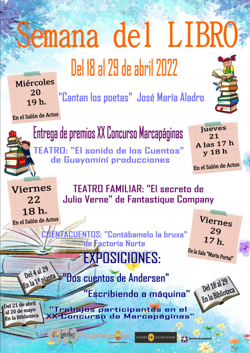 Semana del Libro en la Casa de Cultura Marta Portal de Nava - Concejo de Nava