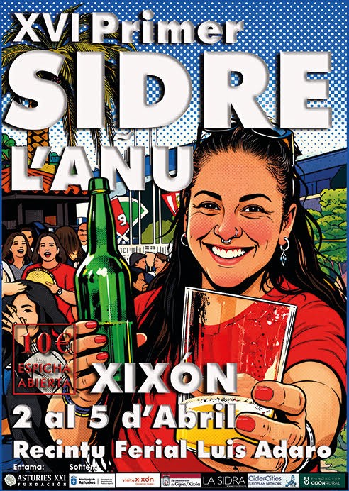 La semifinal de la Mejor Primera Sidra del Año 2026 se celebra en Xixón con cata abierta al público - Concejo de Gijón