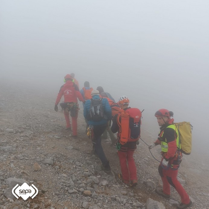 Rescate de montaña en Cabrales - Sucesos