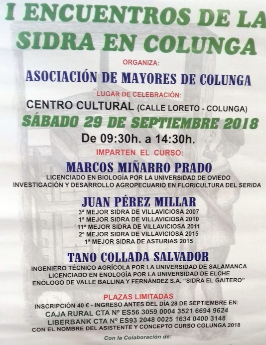 I Encuentros de la Sidra en Colunga - Concejo de Colunga