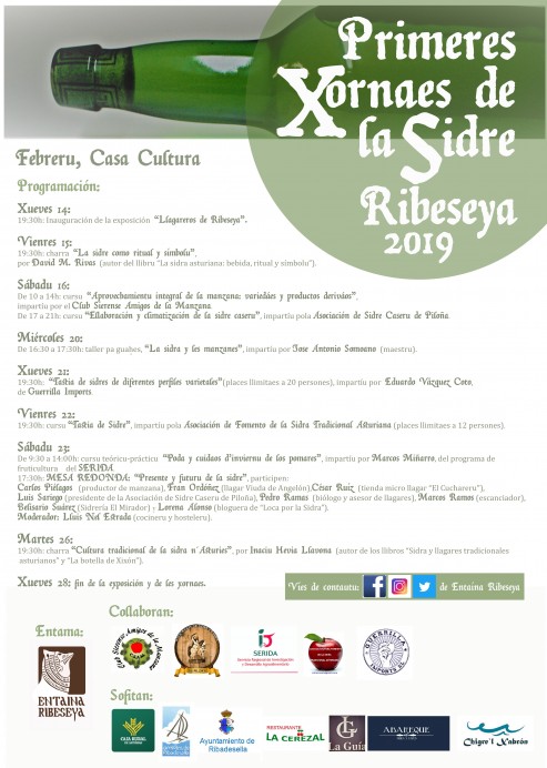 Primeres Xornaes de la Sidre de Ribeseya 2019 - Concejo de Ribadesella