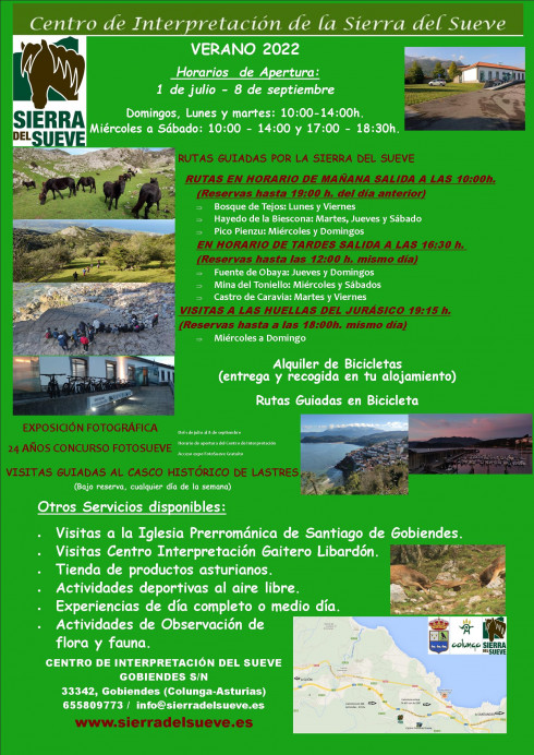 Centro de Interpretación del Sueve - Verano 2023 - Concejo de Colunga