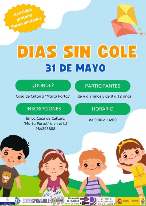 Días sin Cole: Actividades para niños en Nava, 31 de Mayo - Concejo de Nava