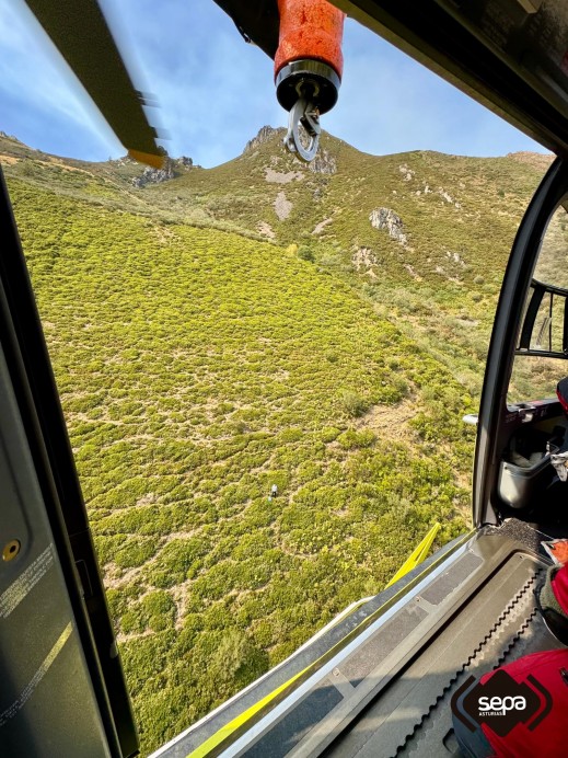 Rescatado un hombre exhausto en la zona de Ario, Onís - Sucesos