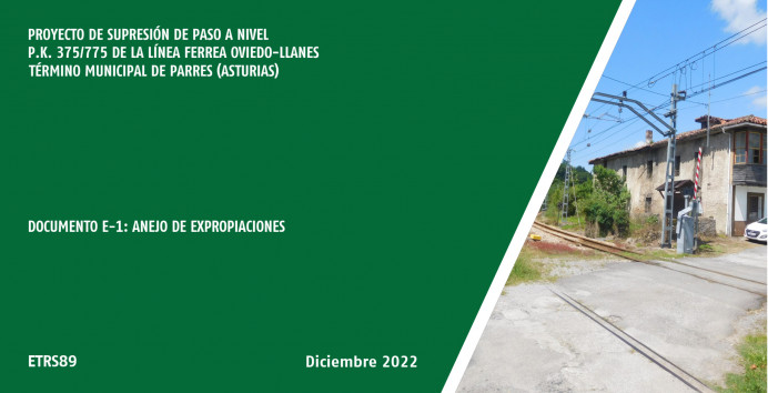 Proyecto de supresión del paso a nivel de soto dueñas - Concejo de Parres