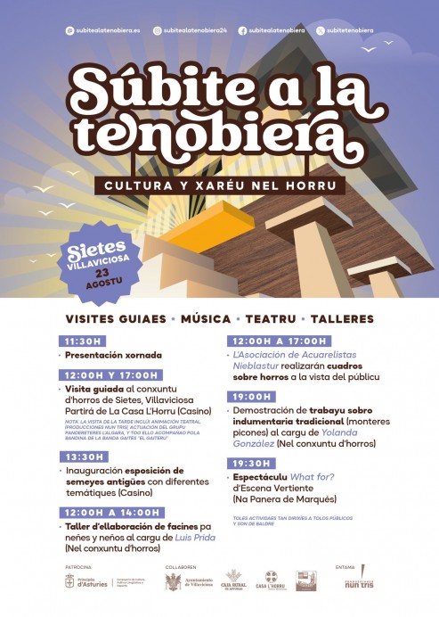 No dejes que se termine el verano: Súbete a la Tenobiera en Sietes y disfruta de la cultura y el xaréu - Concejo de Villaviciosa