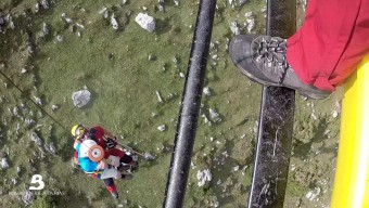 Rescate de montaña en El Sueve - Concejo de Colunga