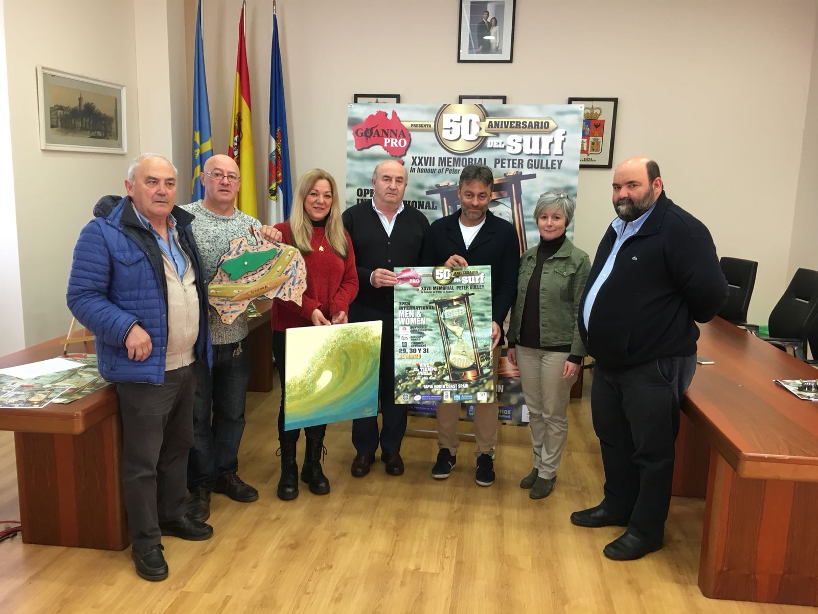 Presentacion del Campeonato de Surf GOANNAPRO de Tapia - Asturias
