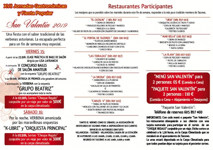 San Valentín - Tazones - Concejo de Villaviciosa