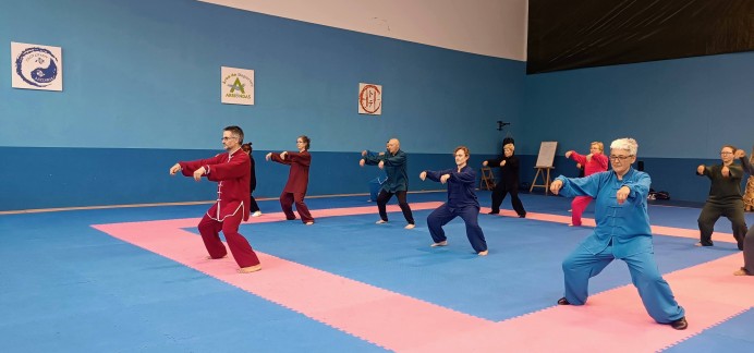 Arriondas acogió una jornada formativa de Kung Fu Taichi dentro del programa nacional de la RFEKYDA