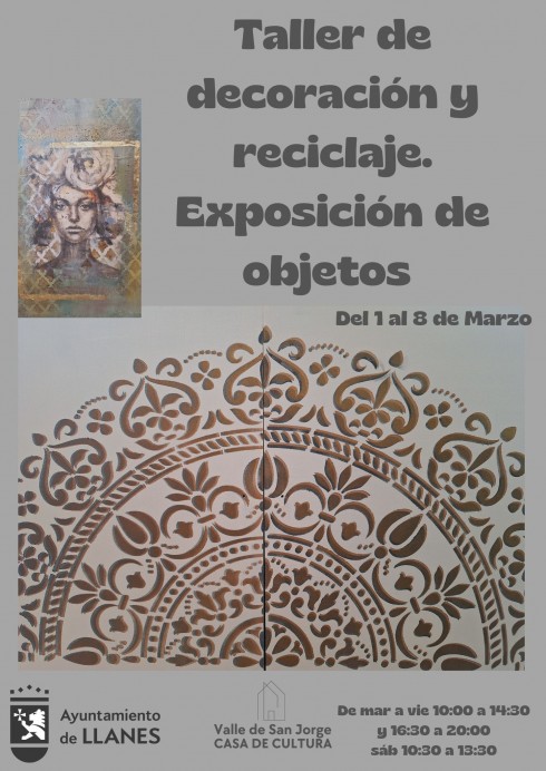 Creatividad y sostenibilidad: exposición del Taller de decoración y reciclaje en Nueva de Llanes - Concejo de Llanes