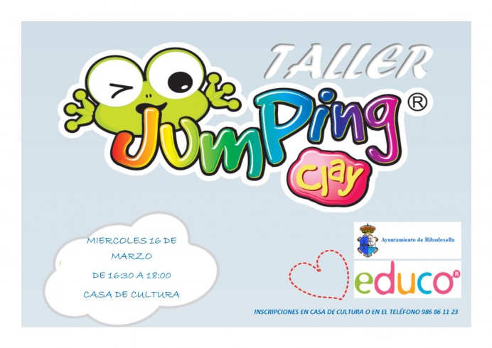 Taller infantil Jumping Clay - Concejo de Ribadesella