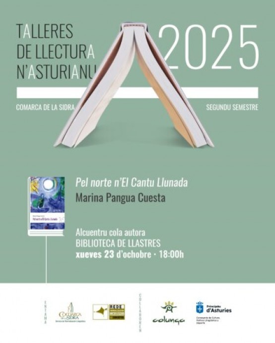 La Biblioteca de Llastres acoge un encuentro con Marina Pangua Cuesta dentro de los Talleres de Llectura en Asturianu - Concejo de Colunga