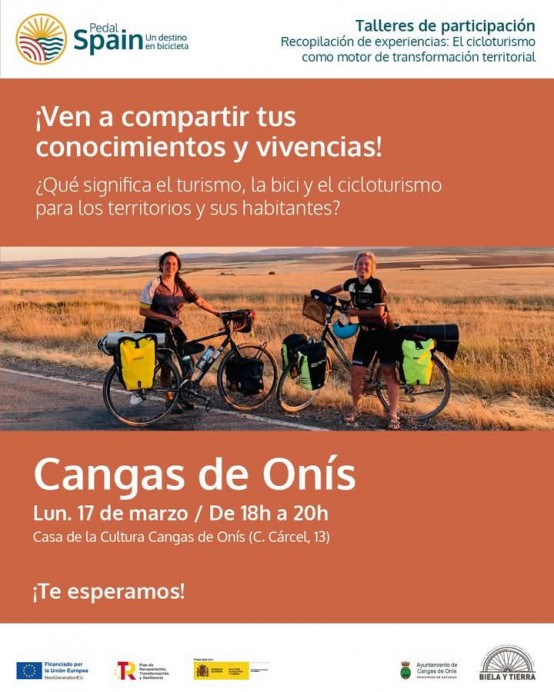 Cangas de Onís acoge un taller sobre cicloturismo y su impacto en los territorios - Concejo de Cangas de Onís