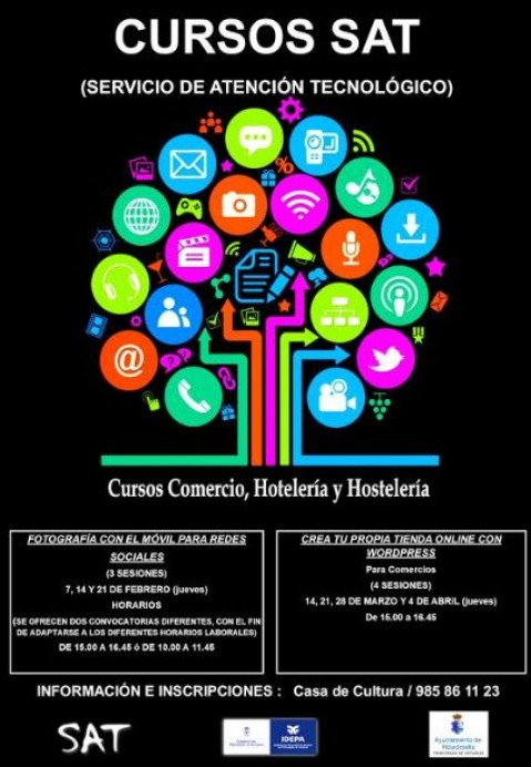 Cursos del SAT dirigidos al comercio, hostelería y hotelería - Concejo de Ribadesella