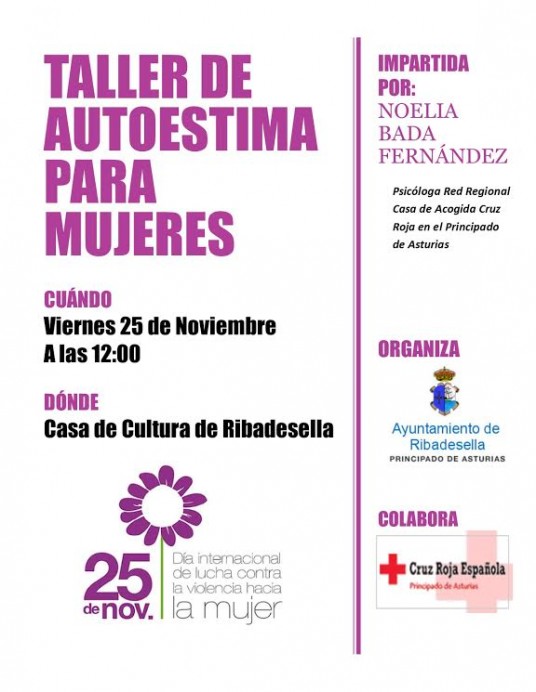 Día Internacional de la Eliminación de la Violencia Contra la Mujer - Concejo de Ribadesella