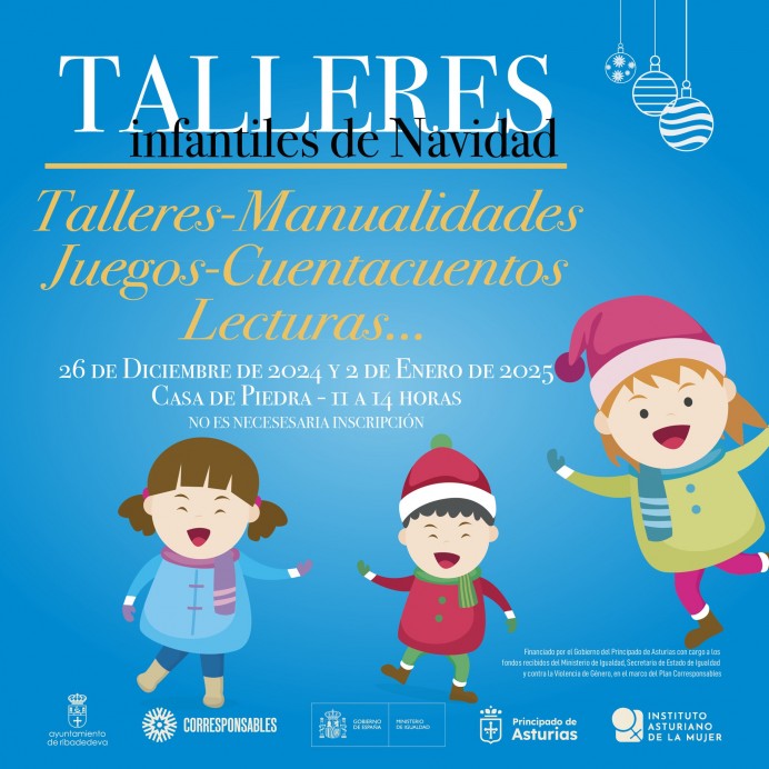 Talleres navideños en Ribadedeva para fomentar la creatividad y el aprendizaje - Concejo de Ribadedeva