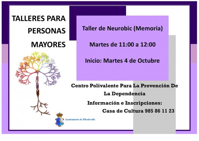 Talleres para mayores en Ribadesella - Concejo de Ribadesella