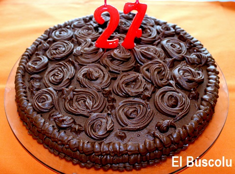 Tarta de naranja y chocolate - Les recetines