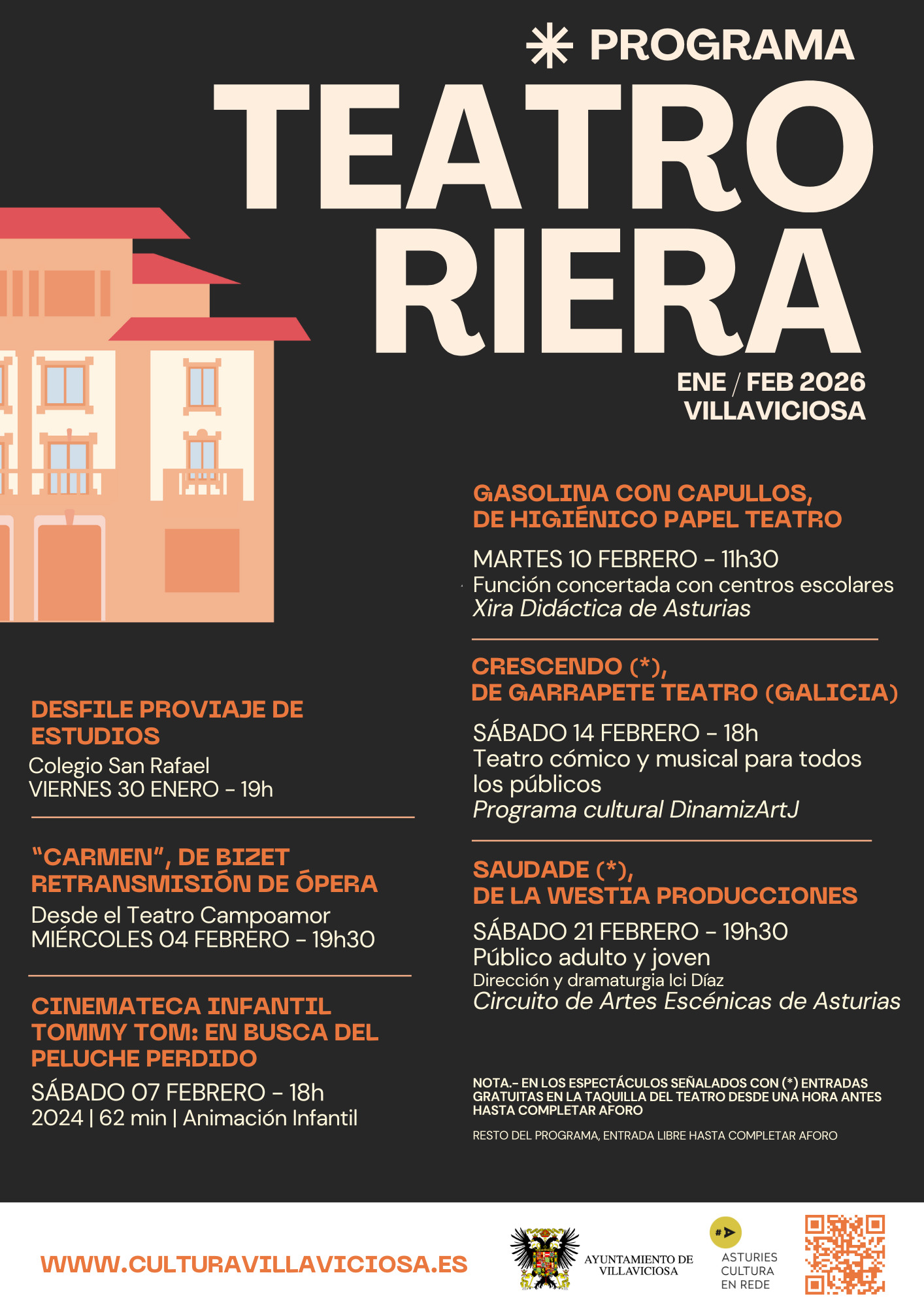 Villaviciosa inicia su invierno cultural con ópera y teatro - Concejo de Villaviciosa