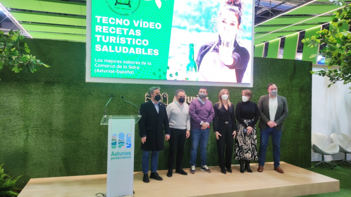 La Comarca de la Sidra despliega en FITUR sus Tecno Vídeo Recetas Turístico Saludables - Comarca de la Sidra