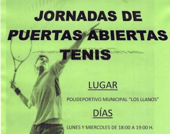 Jornadas de Puertas Abiertas de Tenis - Concejo de Colunga