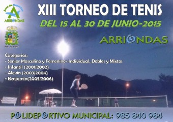 XIII Torneo de Tenis de Arriondas - Concejo de Parres