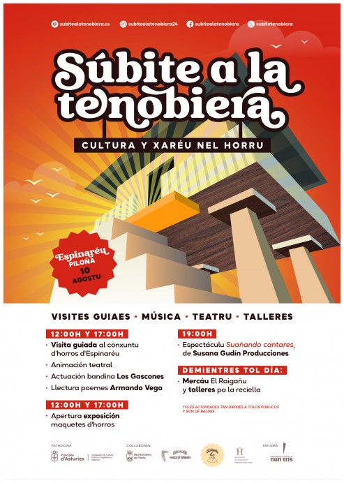 Súbite a la Tenobiera - Cultura y Xaréu en Espinaréu - Concejo de Piloña