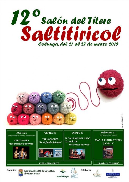 XII Salón del Títere, Saltitiricol - Concejo de Colunga