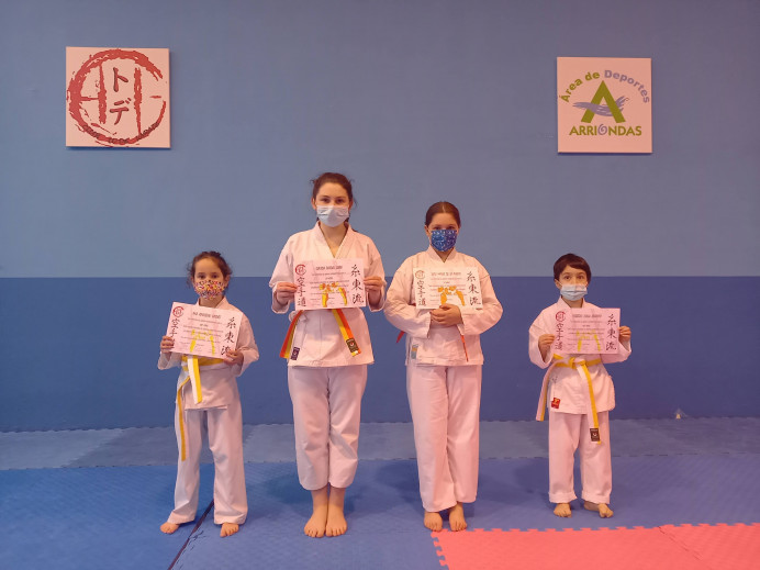 Examen Kyu en el Club Tode - Concejo de Parres