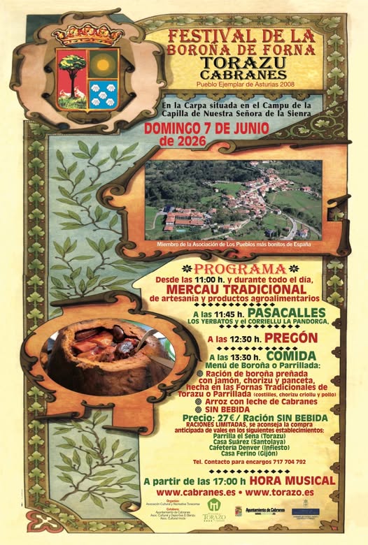La Borona de Forna volverá a reunir en Torazu los sabores más tradicionales de Cabranes - Concejo de Cabranes
