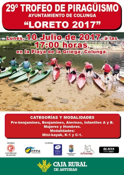 29 Trofeo de piragüismo Loreto 2017 - Concejo de Colunga