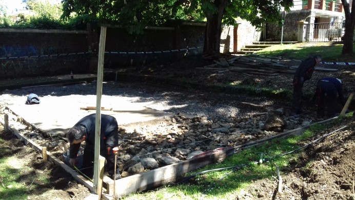 Arrancan las obras de construcción de la pista de Skate de Colunga - Concejo de Colunga