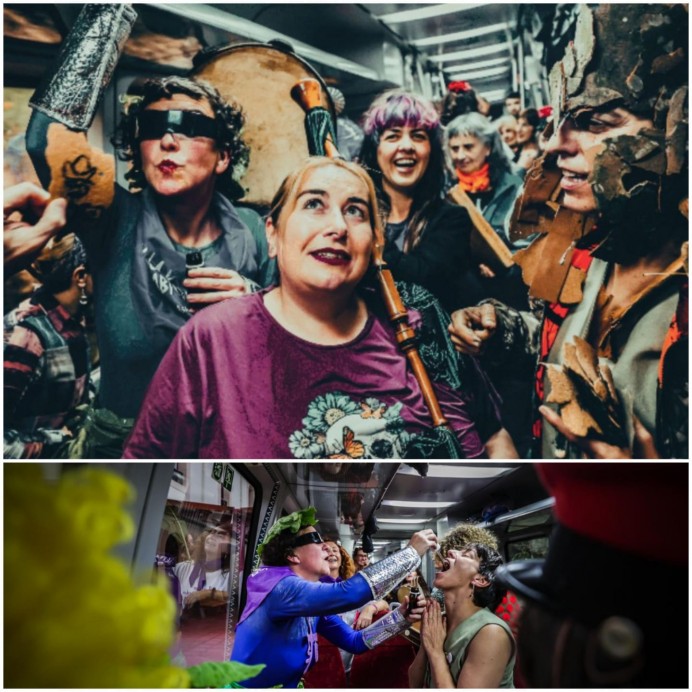 UFFFF celebra su segunda edición con un viaje en tren por la igualdad y el feminismo - Concejo de Llanes